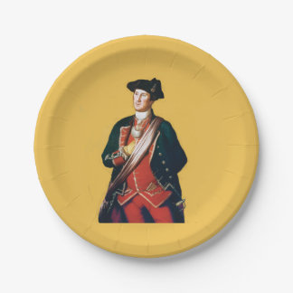 ジョージ・ワシントン将軍🎖️歴史的かつ愛国的な ペーパープレート