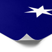 ジョージ・ワシントン州旗 ポスター (角)