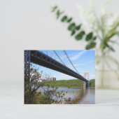 ジョージ・ワシントン橋 ニューヨーク ニュージャージー ポストカード (スタンド正面)