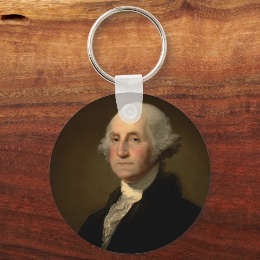 ジョージ・ワシントン第1アメリカ大統領Stuart キーホルダー (正面)