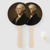 ジョージ・ワシントン第1アメリカ大統領Stuart ハンドファン (正面&裏面)