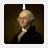 ジョージ・ワシントン第1アメリカ大統領Stuart メタルオーナメント (正面)