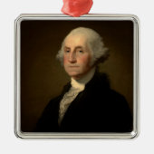 ジョージ・ワシントン第1アメリカ大統領Stuart メタルオーナメント (正面)