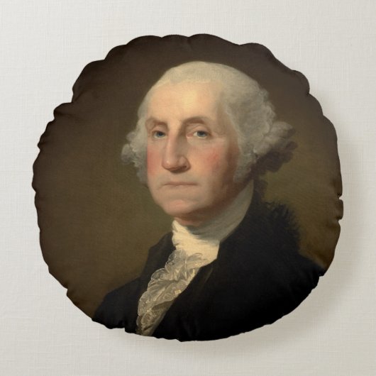 ジョージ・ワシントン第1アメリカ大統領Stuart ラウンドクッション (正面)