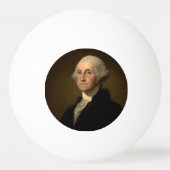 ジョージ・ワシントン第1アメリカ大統領Stuart 卓球ボール (裏面)