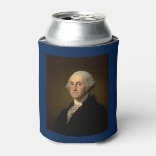 ジョージ・ワシントン第1アメリカ大統領Stuart 缶クーラー (缶正面)