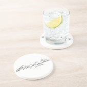 ジョージ・ワシントン署名 コースター (側面)