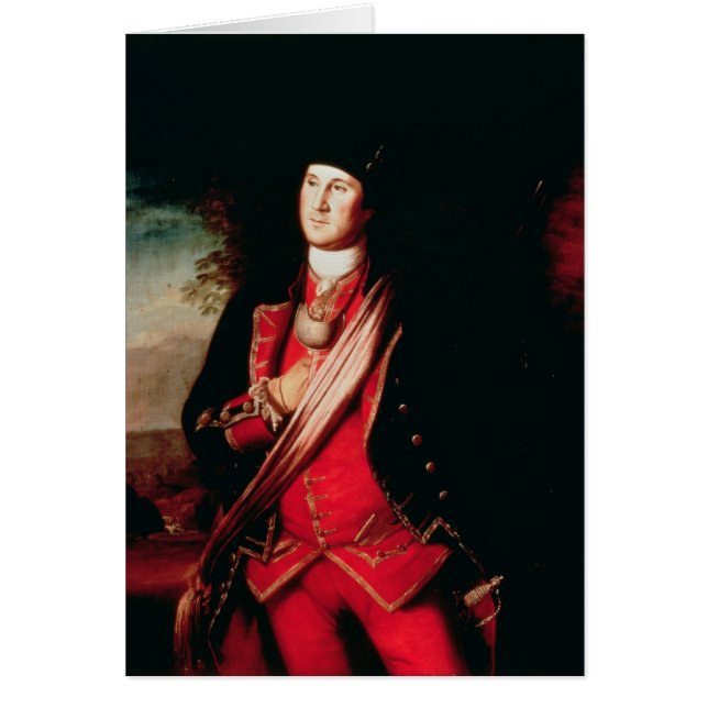 ジョージ・ワシントン1772年のポートレート (正面)
