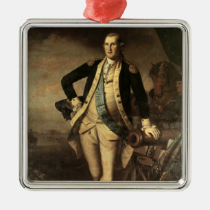 ジョージ・ワシントン1779年のポートレート メタルオーナメント