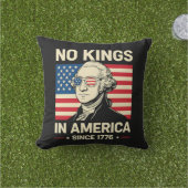 ジョージ・ワシントン おもしろ アメリカ独立 1776 アウトドアクッション (芝生)