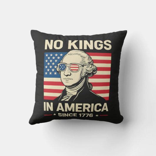 ジョージ・ワシントン おもしろ アメリカ独立 1776 アウトドアクッション (裏面)