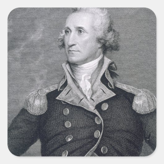 ジョージ・ワシントン、アッシャー・ブラウン・ダーランドが刻んだ スクエアシール (正面)