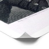 ジョージ・ワシントン、アッシャー・ブラウン・ダーランドが刻んだ ポスター (角)