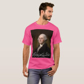 ジョージ・ワシントン アメリカ合衆国初代大統領 Tシャツ (正面フル)