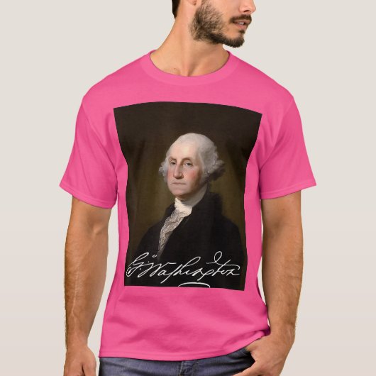ジョージ・ワシントン アメリカ合衆国初代大統領 Tシャツ (正面)