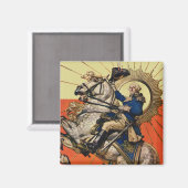 ジョージ・ワシントン・オン・ウワゴン マグネット (正面/裏面)