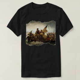 ジョージ・ワシントン・デラウェア川革命戦争 Tシャツ