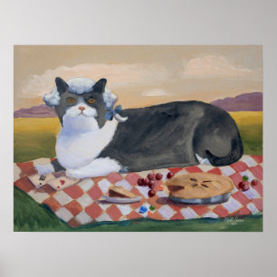 ジョージ・ワシントン・ファニーキャットウォールアート ポスター