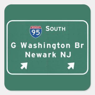 ジョージ・ワシントン・ブリッジ州連帯I-95ニュアークNJ スクエアシール