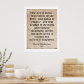 ジョージ・ワシントン ポスター (キッチン)