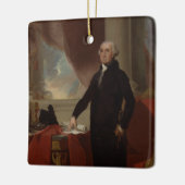 ジョージ・ワシントン・ランズダウン (アメリカ大統領) セラミックオーナメント (左)