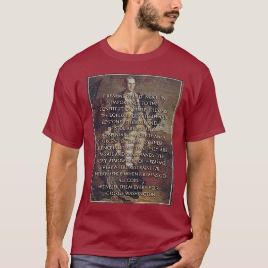 ジョージ・ワシントン: 人々の自由の歯 Tシャツ (正面)