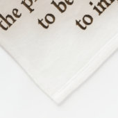 ジョージ・ワシントン-信頼 フリースブランケット (角)