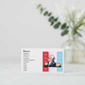 ジョージ・ワシントン 名刺 (スタンド正面)