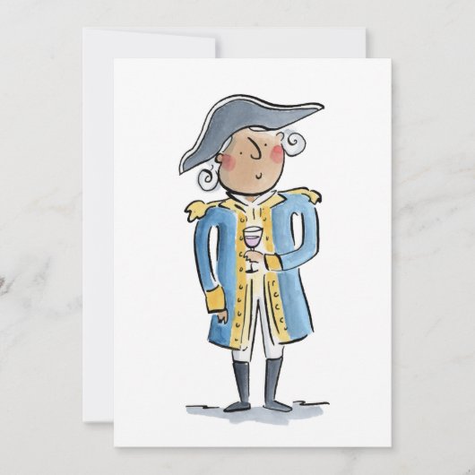 ジョージ・ワシントン 招待状 (正面)