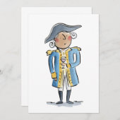 ジョージ・ワシントン 招待状 (正面/裏面)