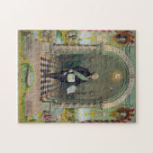 ジョージ・ワシントン、石大工 ジグソーパズル (横)