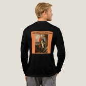 ジョージ・ワシントン 英国将軍と対峙 トライブレンドTシャツ (背面全体)