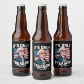 ジョージ・ワシントン 負けた時のみ反逆罪 ビールラベル (ボトル)