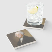 ジョージ・ワシントン、c.1821 (キャンバスの油) ストーンコースター (横)