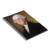 ジョージ・ワシントン、c.1821 (キャンバスの油) ノートブック (右側)