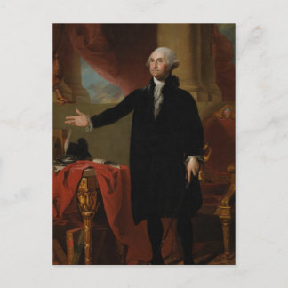 ジョージ・ワシントン – Gilbert Stuart (1797) ポストカード