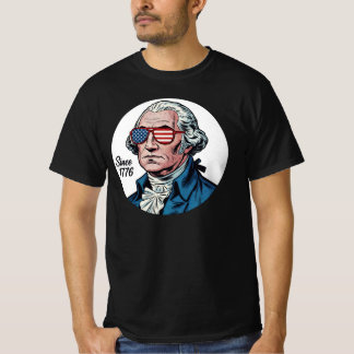 ジョージ・ワシントン Since 1776 | 7月4日Tシャツ Tシャツ