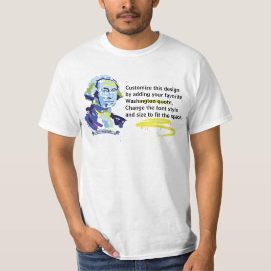 ジョージ・ワシントン Tシャツ (正面)