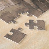 ジョージ・ワシントンAbraham Lincoln Eagle愛国的 ジグソーパズル (側面)