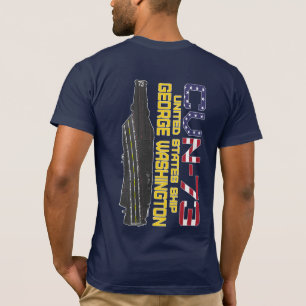 ジョージ·ワシントンCVN-73 tシャツ