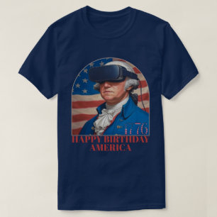 ジョージ・ワシントンVR アメリカ生誕祭  Tシャツ