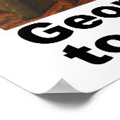 ジョージ・ワシントンWTF（キャプション付き）ポスター ポスター (角)