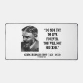 ジョージ・B・ショーは永遠に成功しない デスクマット (正面)