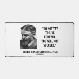 ジョージ・B・ショーは永遠に成功しない デスクマット