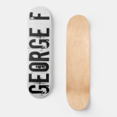 ジョージ・F スケートボード (正面)