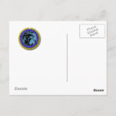 ジョージ・H・W・ブッシュポートレート葉書 ポストカード (裏面)