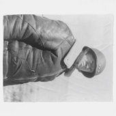 ジョージ・S・パトン将軍 フリースブランケット (正面(横))