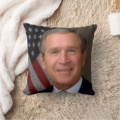 ジョージ・Wブッシュ大統領公式ポートレート クッション (ブランケット)