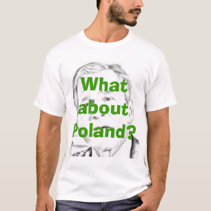 ジョージ・w・ブッシュおよびポーランド tシャツ