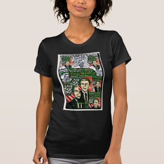 ジョージ・W・ブッシュがコラージュを希望 Tシャツ (正面)